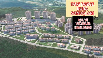 TOKİ Düzce kura sonuçları 2026