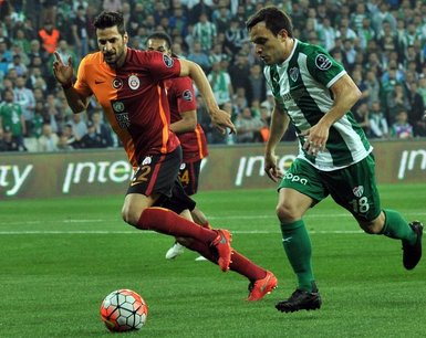 Bursaspor-G.Saray maçında kareler