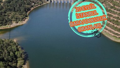 BARAJ DOLULUK ORANLARI - İstanbul baraj doluluk oranı İSKİ 20 Eylül rakamları