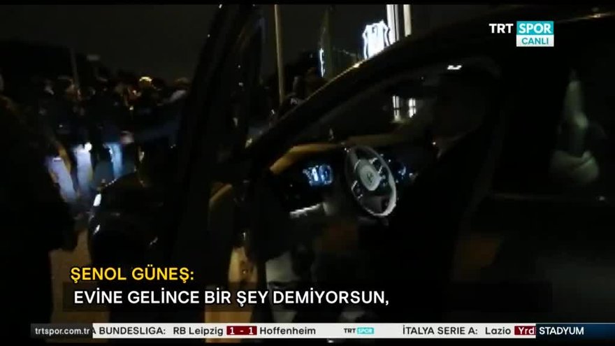 Beşiktaş taraftarlarıyla Şenol Güneş arasında tartışma