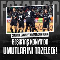 Beşiktaş Konya'da umutlarını tazeledi!