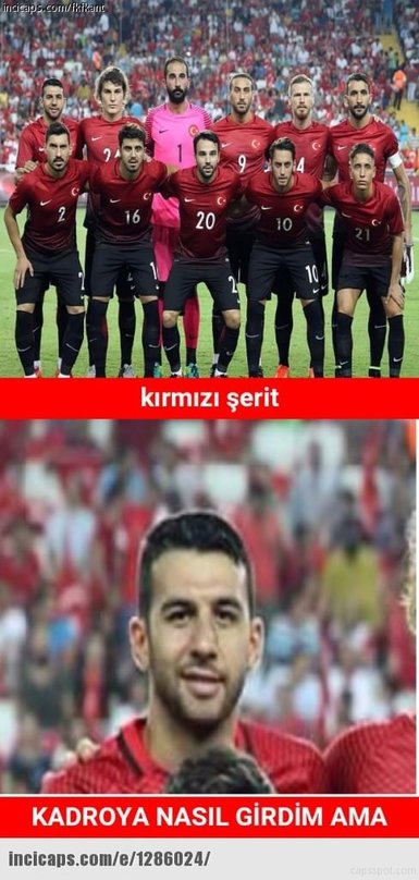 Hırvatistan-Türkiye maçı caps’leri