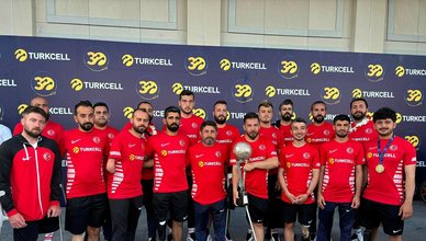 Avrupa şampiyonu Ampute Milli Futbol Takımı yurda döndü