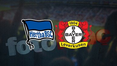 Hertha Berlin Bayer Leverkusen maçı ne zaman? Saat kaçta ve hangi kanada CANLI yayınlanacak? Muhtemel 11'ler...