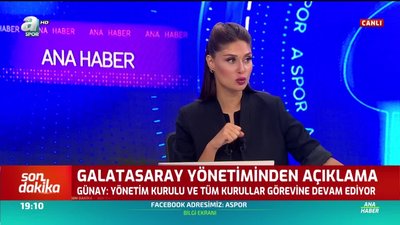 >Galatasaray yönetiminden açıklama!