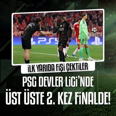 UEFA Şampiyonlar Ligi’nde 2. finalist PSG: İşte maçın özeti