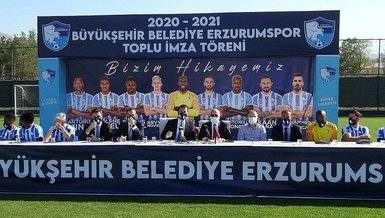 Erzurumspor'da imza şov