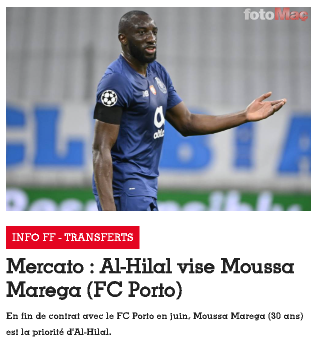 Son dakika spor haberleri: Moussa Marega transferinde flaş gelişme! Fenerbahçe...