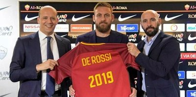 Roma, Daniele De Rossi ile 2019 kadar 'devam' dedi
