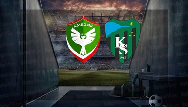 Amedspor - Kocaelispor maçı CANLI İZLE | Kocaelispor- Amed SK maçı saat kaçta? Hangi kanalda?