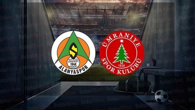 Alanyaspor - Ümraniyespor maçı CANLI