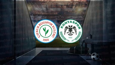 Rizespor - Konyaspor maçı canlı anlatım