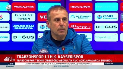 >Abdullah Avcı maç sonunda konuştu!
