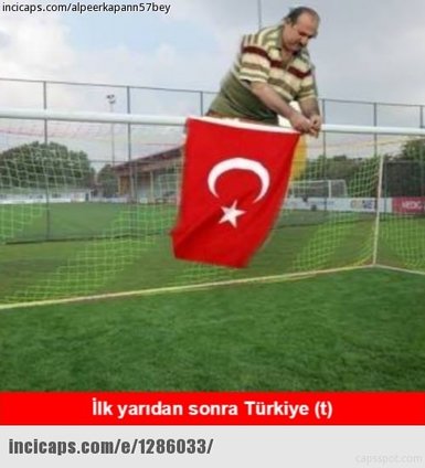 Hırvatistan-Türkiye maçı caps’leri