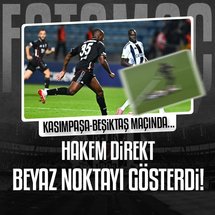 <p>Beşiktaş, Trendyol Süper Lig'in 10. haftasında Kasımpaşa deplasmanına konuk oldu. Siyah-beyazlılar, mücadelenin 31. dakikasında Kasımpaşa ceza sahası içerisinde Tammy Abraham'ın, Opoku'nun müdahalesiyle yerde kalmasının ardından penaltı kazandı. Penaltı için topun başına geçen Abraham'ın penaltısını Kasımpaşa kalecisi Gianniotis kurtardı.</p>
<p><strong>İŞTE O POZİSYON</strong></p>
<p><strong><img alt="" data-pimg="https://iaftm.tmgrup.com.tr/f1a78c/0/0/0/0/963/648?u=https://iftm.tmgrup.com.tr/2025/10/26/hakem-beyaz-noktayi-gosterdi-iste-kasimpasa-besiktas-macindaki-o-pozisyon-1761500707319.jpeg&mw=1366" src="https://iaftm.tmgrup.com.tr/33016b/0/0/0/0/963/648?u=https://iftm.tmgrup.com.tr/2025/10/26/hakem-beyaz-noktayi-gosterdi-iste-kasimpasa-besiktas-macindaki-o-pozisyon-1761500707319.jpeg&mw=800" style="height:538px; width:800px">Görüntü beIN Sports'tan alınmıştır.</strong></p>
<p> </p>