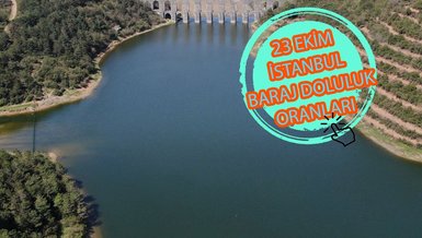 BARAJ DOLULUK ORANLARI - İstanbul baraj doluluk oranı İSKİ 23 Ekim rakamları