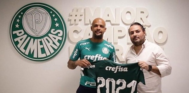 Felipe Melo 2 yıl daha Palmeiras'ta