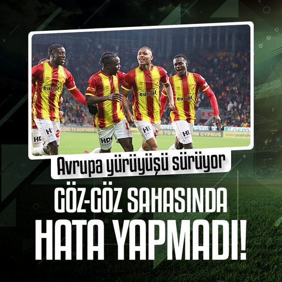 Göztepe sahasında hata yapmadı!