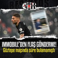 Immobile'den Solskjaer'e gönderme!