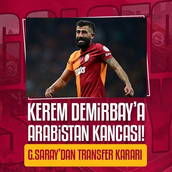 Kerem Demirbay’a Arabistan kancası! İşte Galatasaray’ın transfer kararı