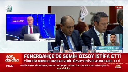 >Fenerbahçe'de şok istifa