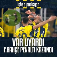 F.Bahçe penaltı kazandı!