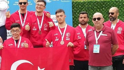 Down sendromlu sporcular Türkiye rekoru kırdı