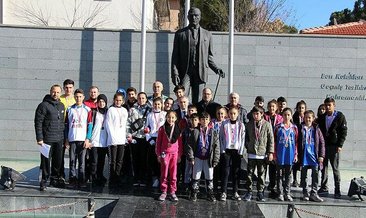 Kulalı öğrenciler Atatürk için koştu