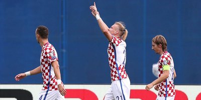 Hırvatistan, Kosova'yı tek golle geçti