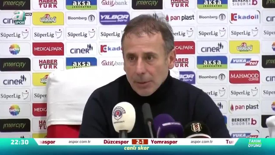 Abdullah Avcı: “Oyuncularım büyük takım reaksiyonu gösterdi”