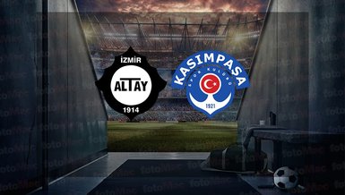 Altay Kasımpaşa maçı CANLI anlatım