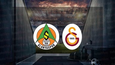Alanyaspor Galatasaray maçı CANLI