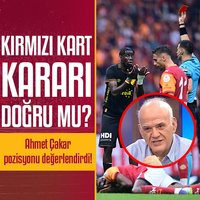 Kırmızı kart kararı doğru mu? Çakar pozisyonu değerlendirdi!