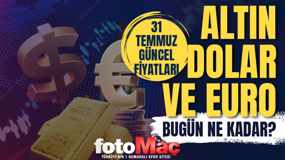 CANLI ALTIN FİYATLARI 31 Temmuz: Gram, çeyrek altın ne kadar? Güncel altın ve Dolar kuru CANLI ALTIN FİYATLARI 31 Temmuz: Gram, çeyrek altın ne kadar? Güncel altın ve Dolar kuru