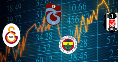 Galatasaray, Fenerbahçe, Beşiktaş ve Trabzonspor'un borsa değerleri!
