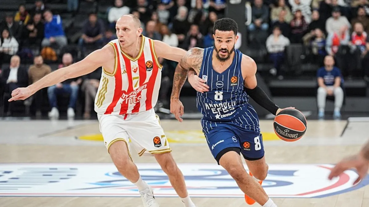 Anadolu Efes evinde Kızılyıldız'a mağlup oldu!
