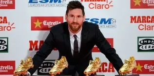 Messi Altın Ayakkabı ödülüne kavuştu
