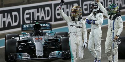 Mercedes şampiyonayı duble ile bitirdi