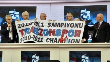Trabzonspor genel kurulunda dikkat çeken pankart!