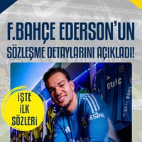 F.Bahçe Ederson'u açıkladı!