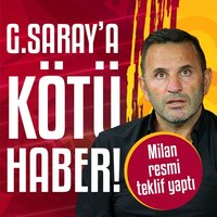 G.Saray'a kötü haber! Milan teklif yaptı