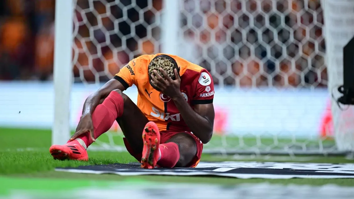 Galatasaray'a Osimhen şoku! Doğrudan yedek kulübes…