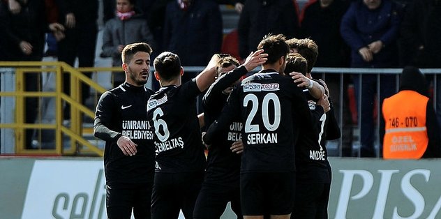 Ümraniyespor Kardemir Karabükspor'u 3-0 mağlup etti