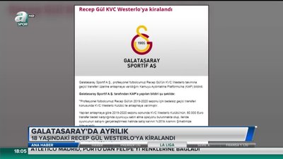 >Galatasaray'da ayrılık: Recep Gül