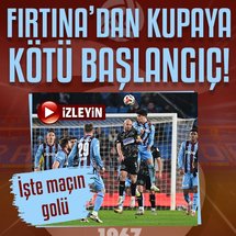 Trabzonspor'dan kupaya kötü başlangıç!