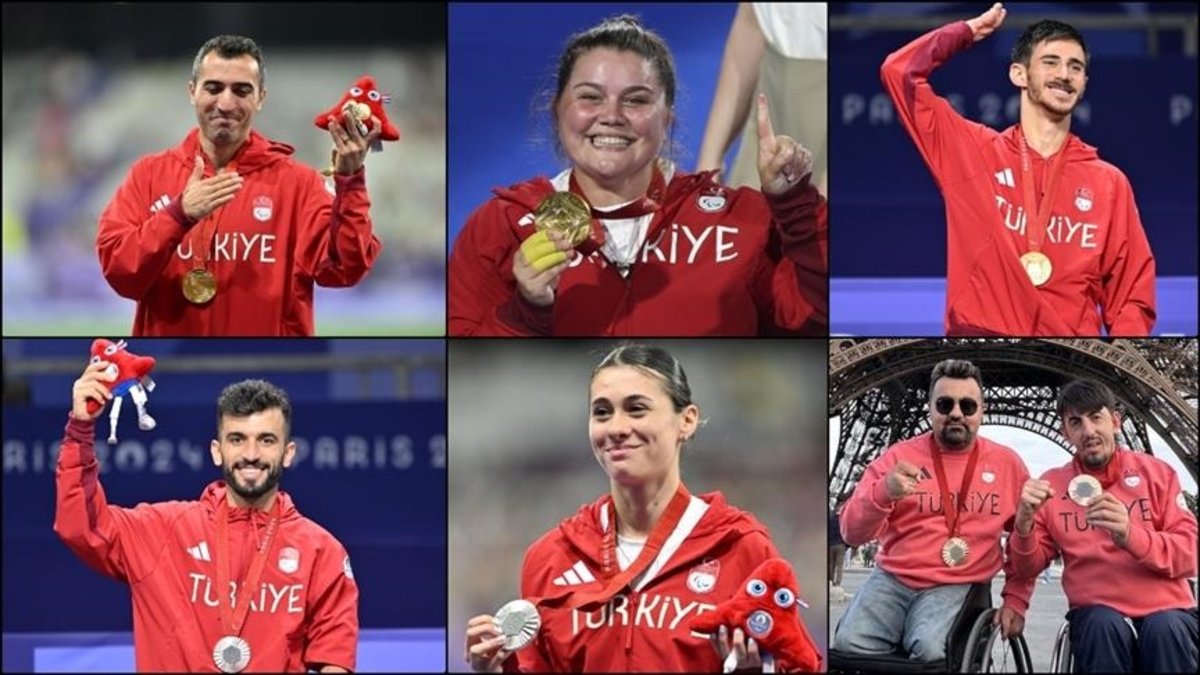1 gümüş, 3 bronz