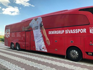 Sivasspor takım otobüsü yeniden tasarlandı
