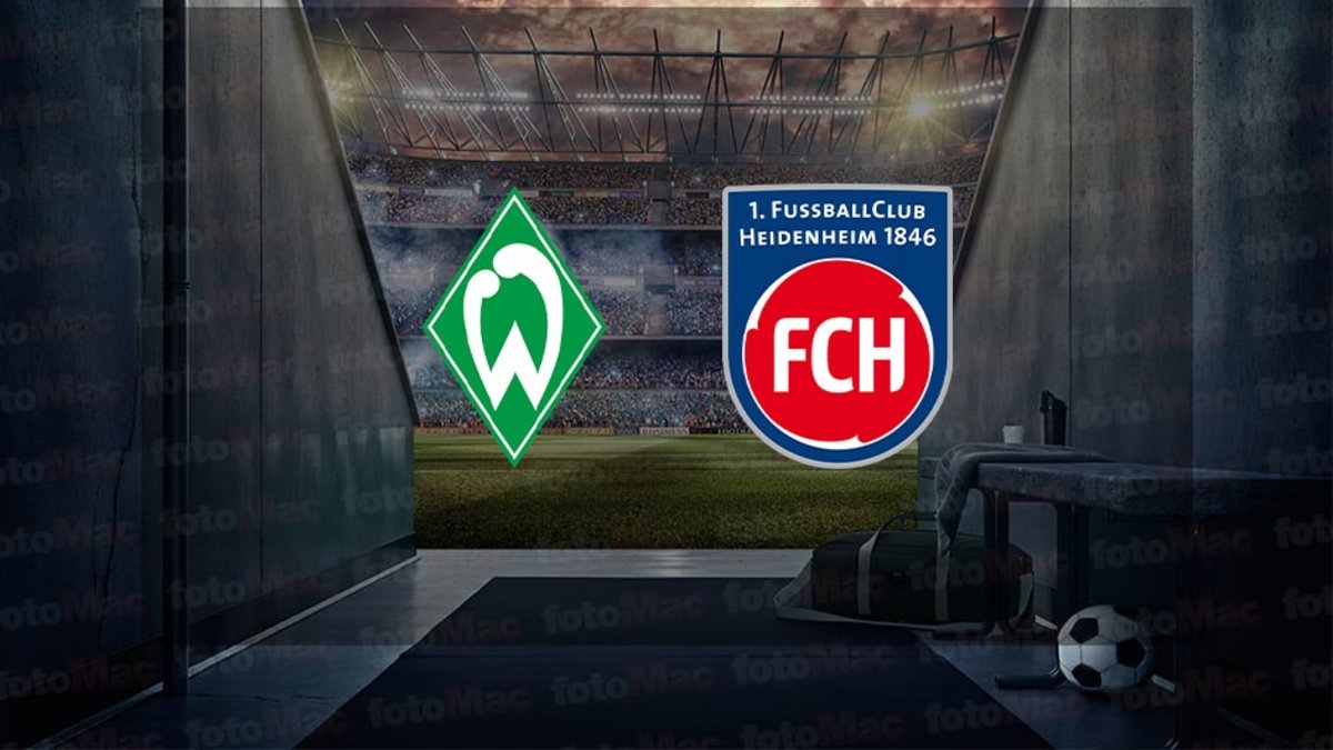 Werder Bremen - Heidenheim maçı ne zaman, saat kaçta ve hangi kanalda canlı yayınlanacak? | Almanya Bundesliga Werder Bremen - Heidenheim maçı ne zaman, saat kaçta ve hangi kanalda canlı yayınlanacak? | Almanya Bundesliga