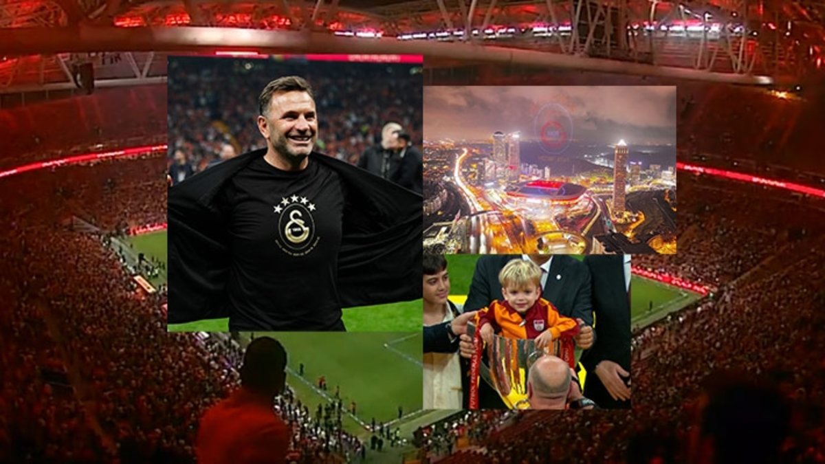 Galatasaray RAMS Park'ta şampiyonluğu kutladı!