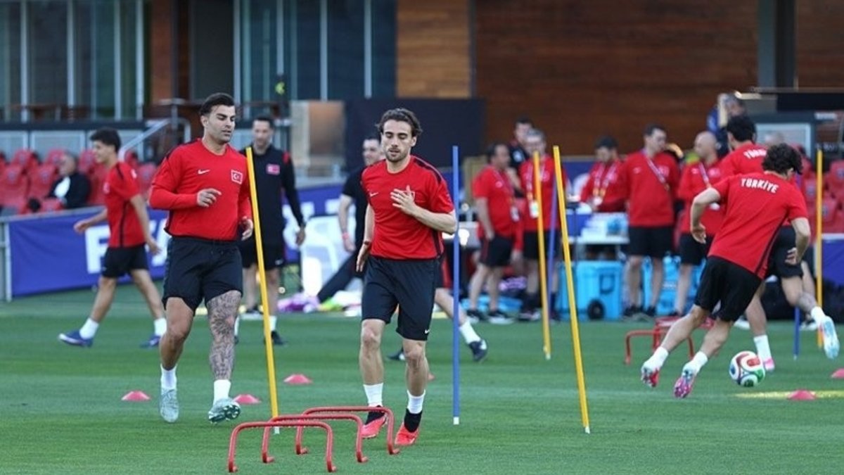 A Milli Futbol Takımımız San Jose'de ilk antrenmanını yaptı